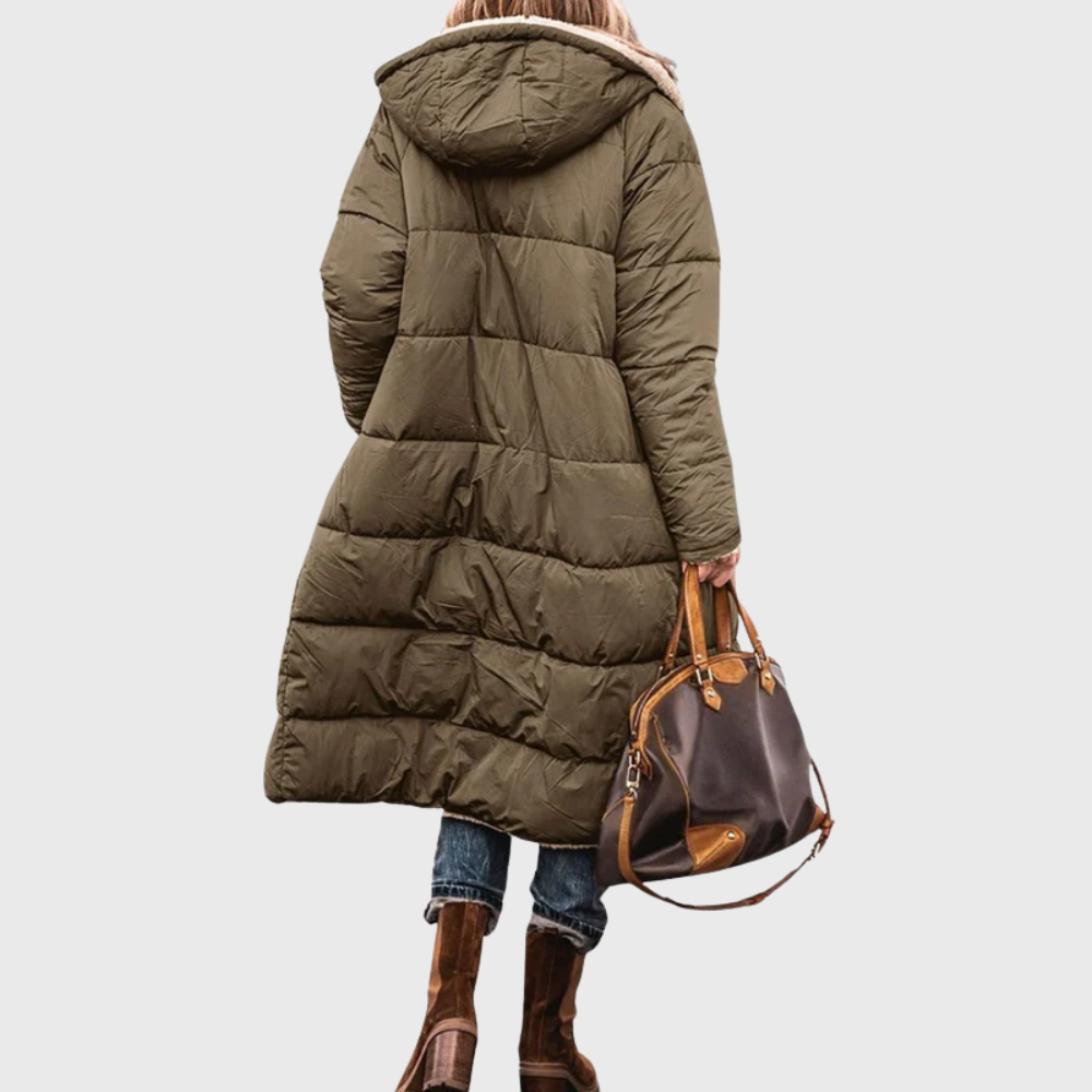 Insulated Reversible Down Filled Parka Coat