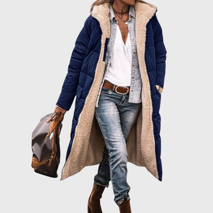 Insulated Reversible Down Filled Parka Coat