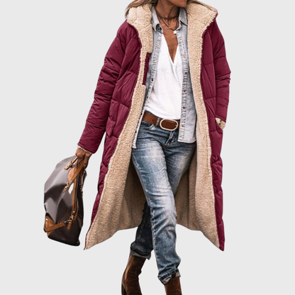 Insulated Reversible Down Filled Parka Coat