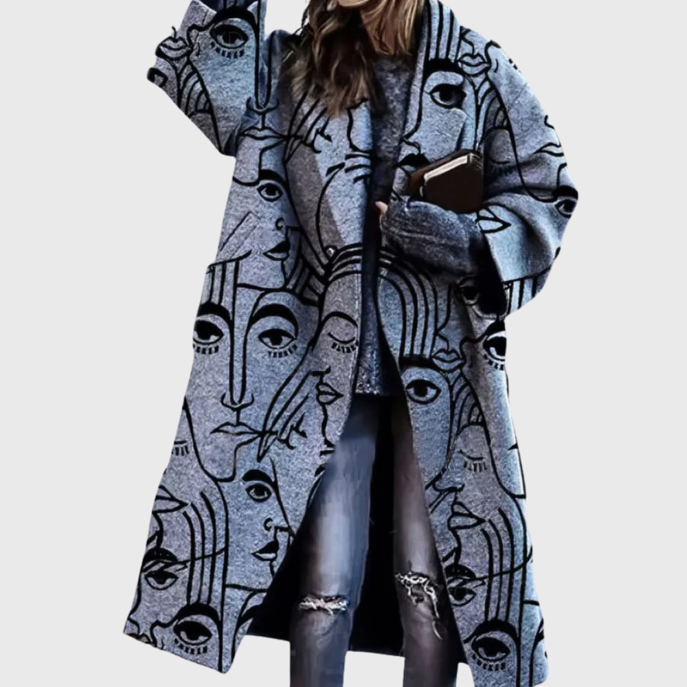 Elegant Women's Longline Coat