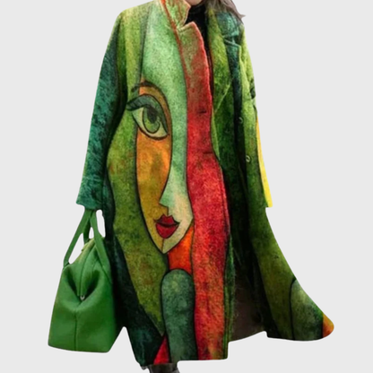 Elegant Women's Longline Coat