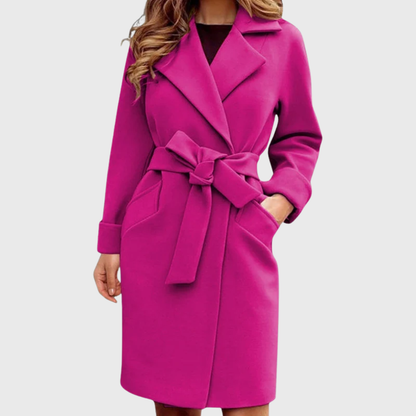 Women's Trench Coat Belted Waist - VibreMode