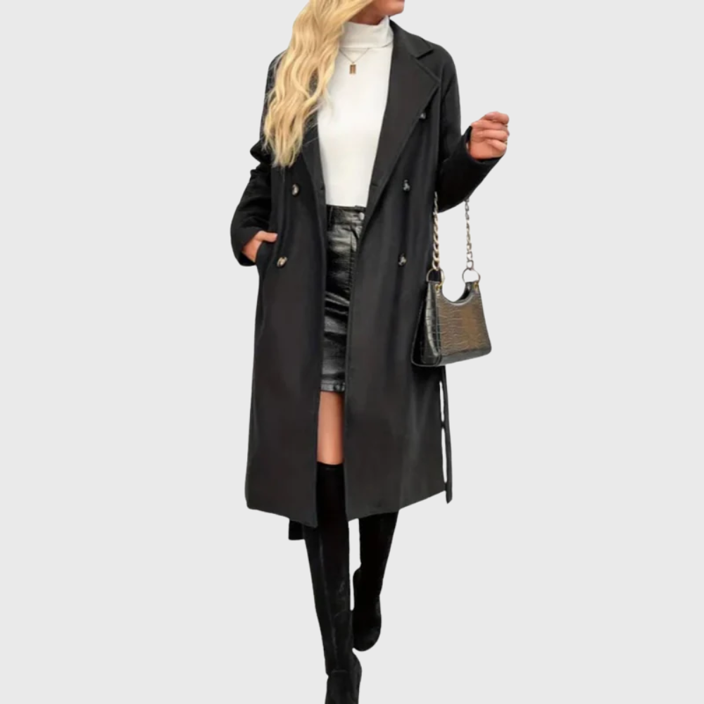 Classic Women's Waterproof Trench Coat