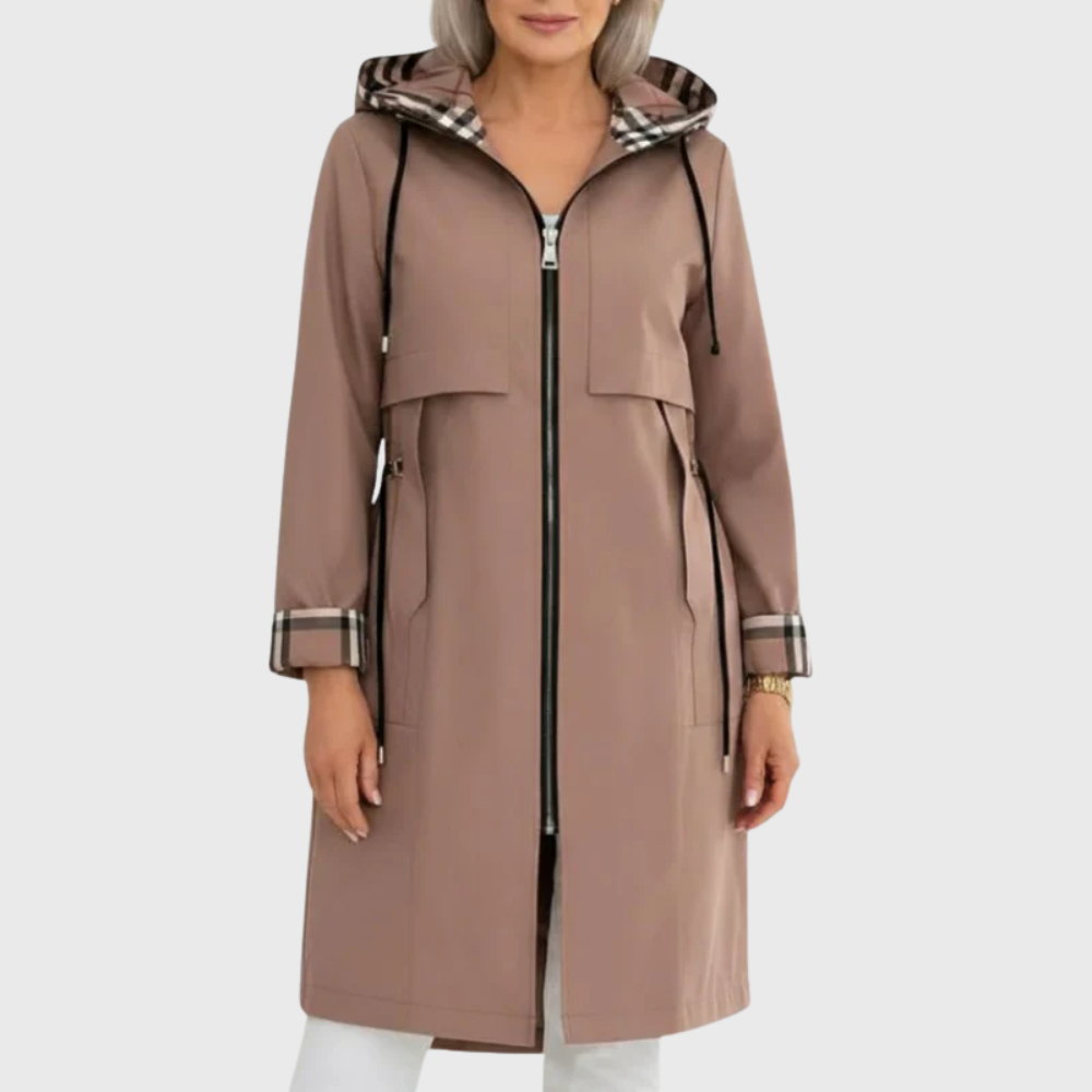 Waterproof Slim Fit Trench Coat - VibreMode