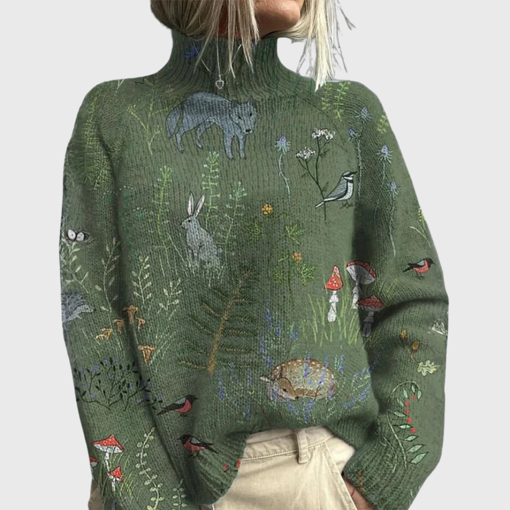 Cozy Crew Neck Winter Sweater - VibreMode