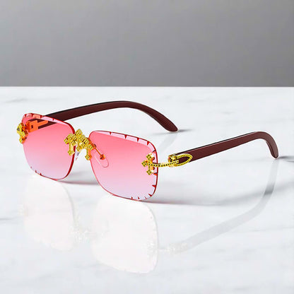 Trendy Frameless Vintage Sunglasses