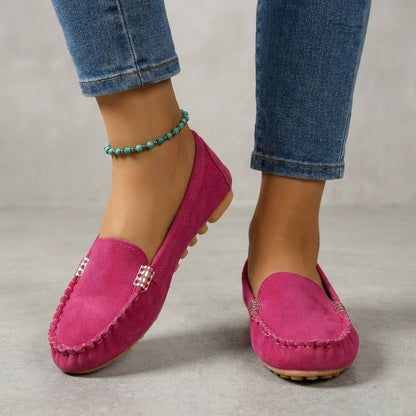 Men's Orthopedic Moccasin Shoes Metallic Accents