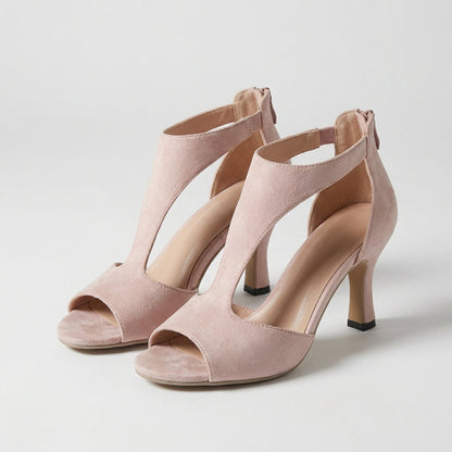 Women's Stiletto Heeled Sandals Peep-Toe High Heel Evening