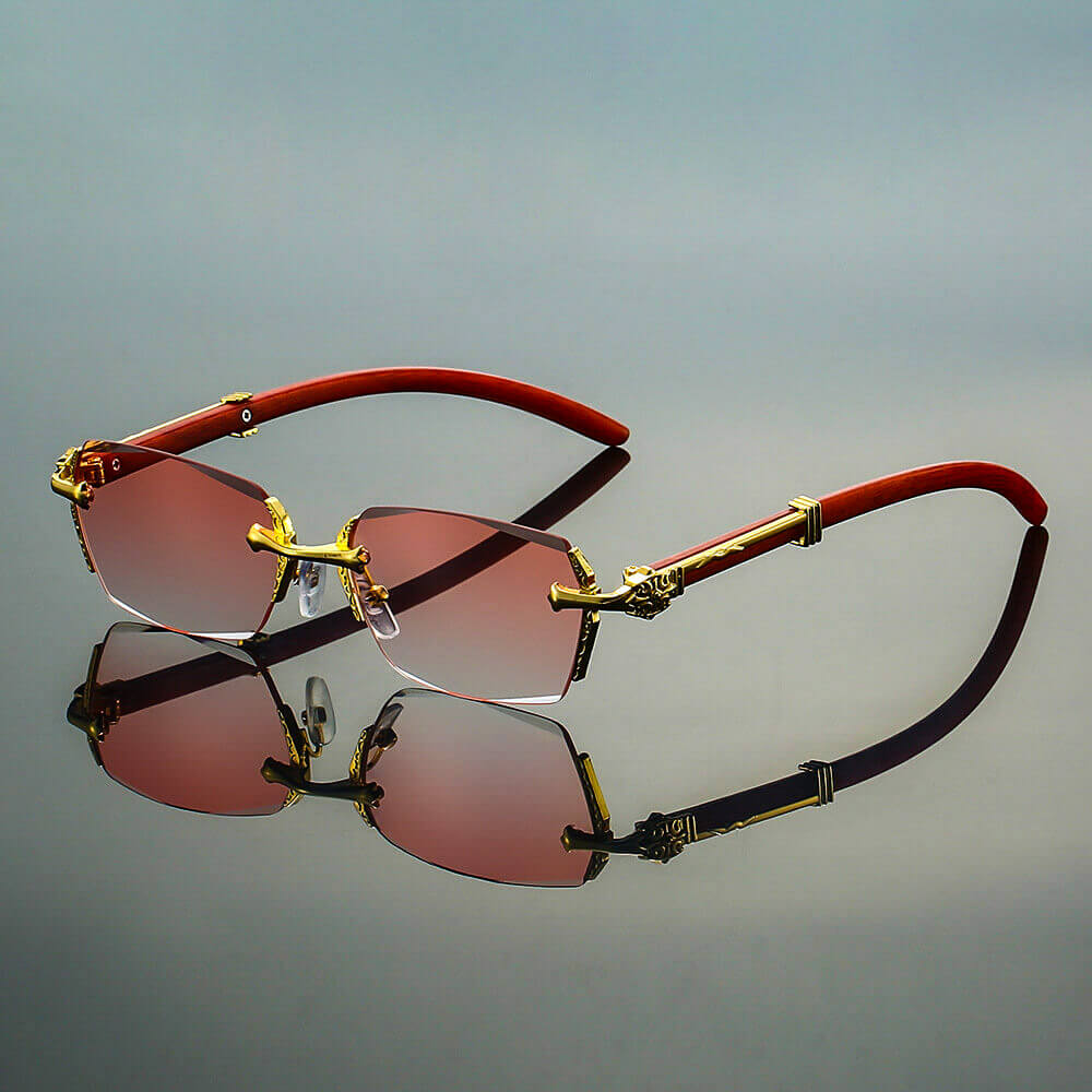 Classic Gold Retro Sunglasses