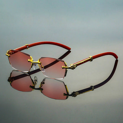 Classic Gold Retro Sunglasses