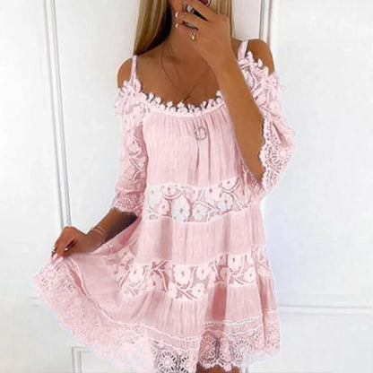 Women's Cold Shoulder Summer Dress