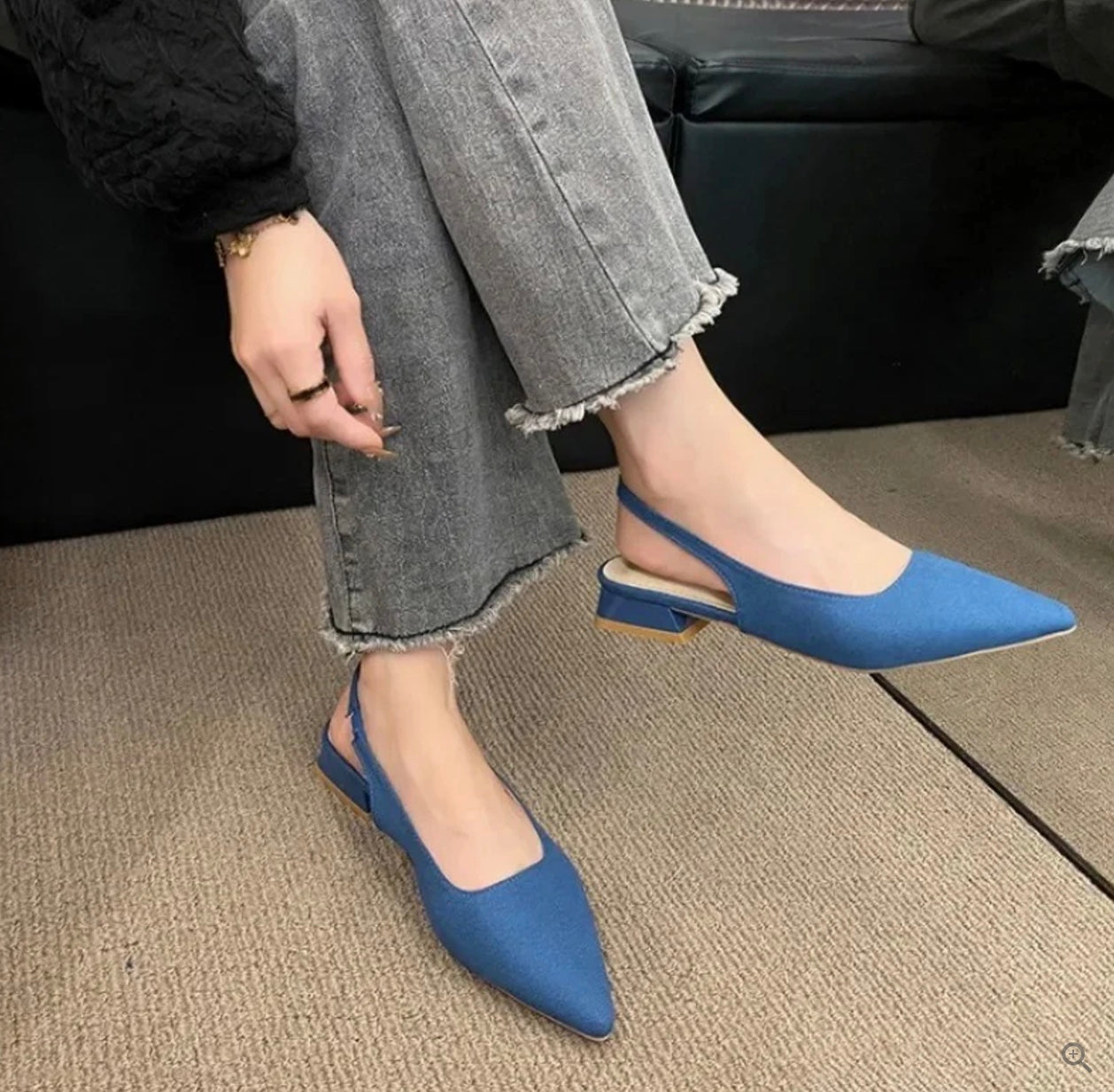 Classic Backless Pointed Toe Pumps