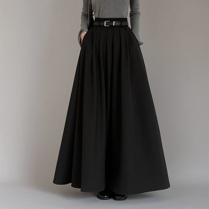 Women's Pleated Maxi Skirt