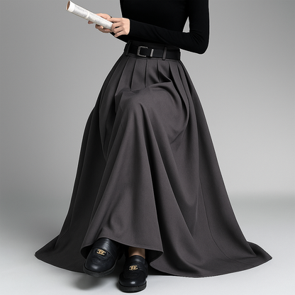 Women's Pleated Maxi Skirt