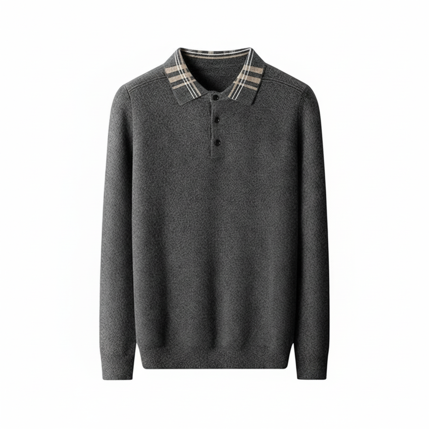 Men's Polo Collar Sweater - VibreMode