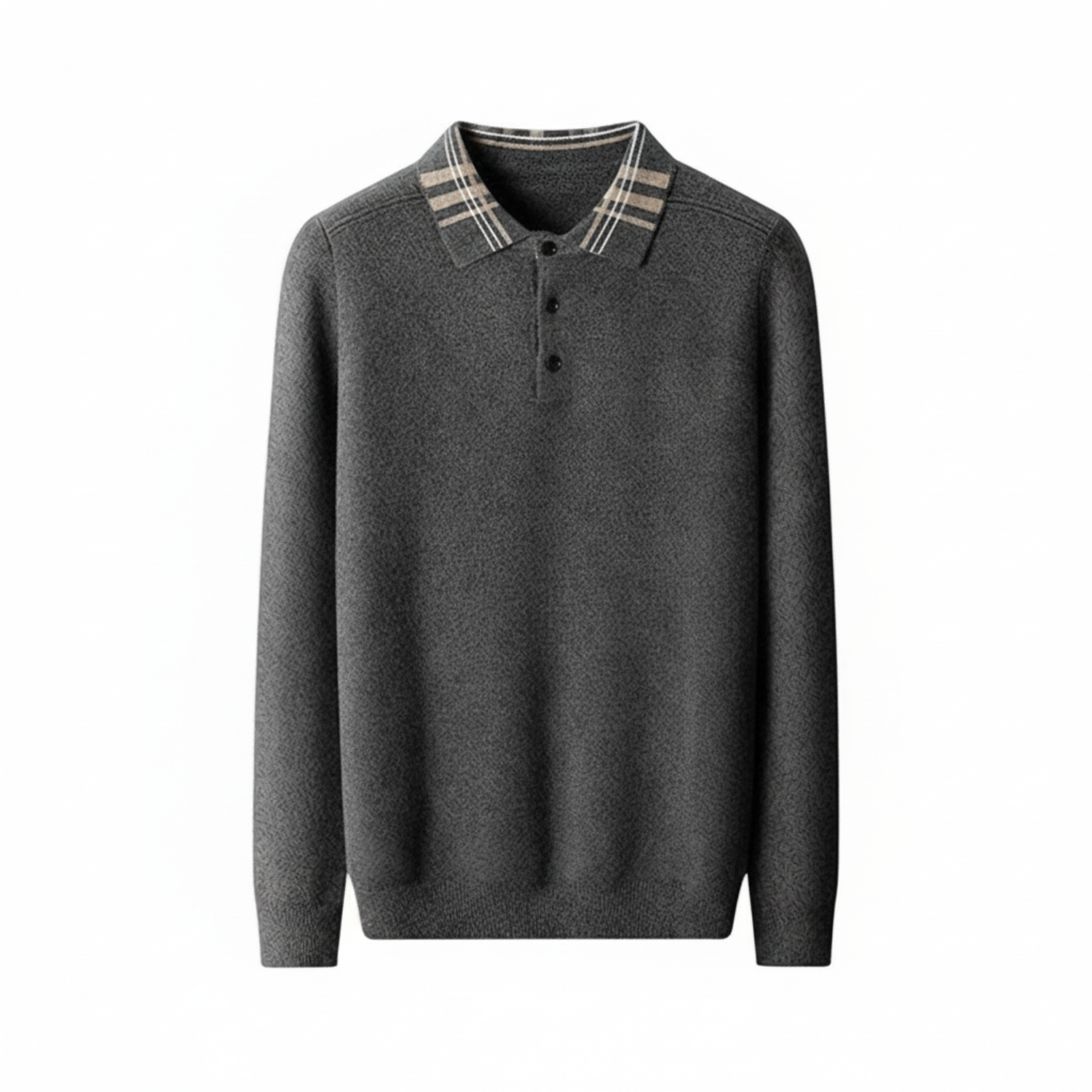 Men's Polo Collar Sweater - VibreMode
