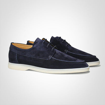 Men's Lace-Up Boat Shoes Casual Leather
