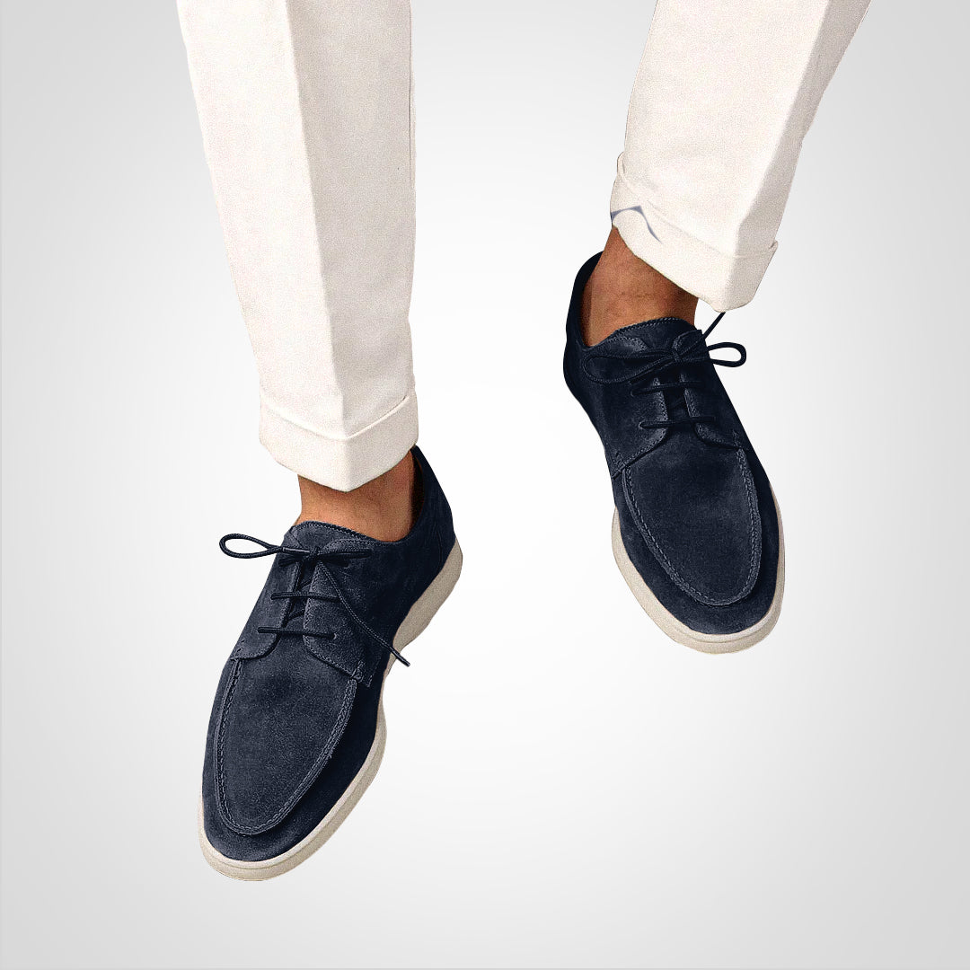 Men's Lace-Up Boat Shoes Casual Leather