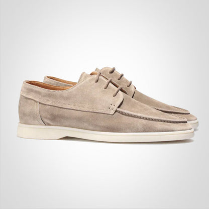 Men's Lace-Up Boat Shoes Casual Leather