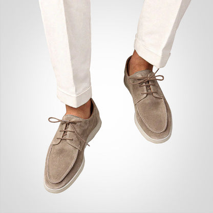 Men's Lace-Up Boat Shoes Casual Leather