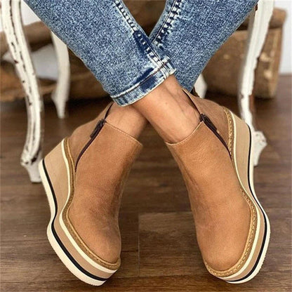 Comfortable High Heel Ankle Boots for Women