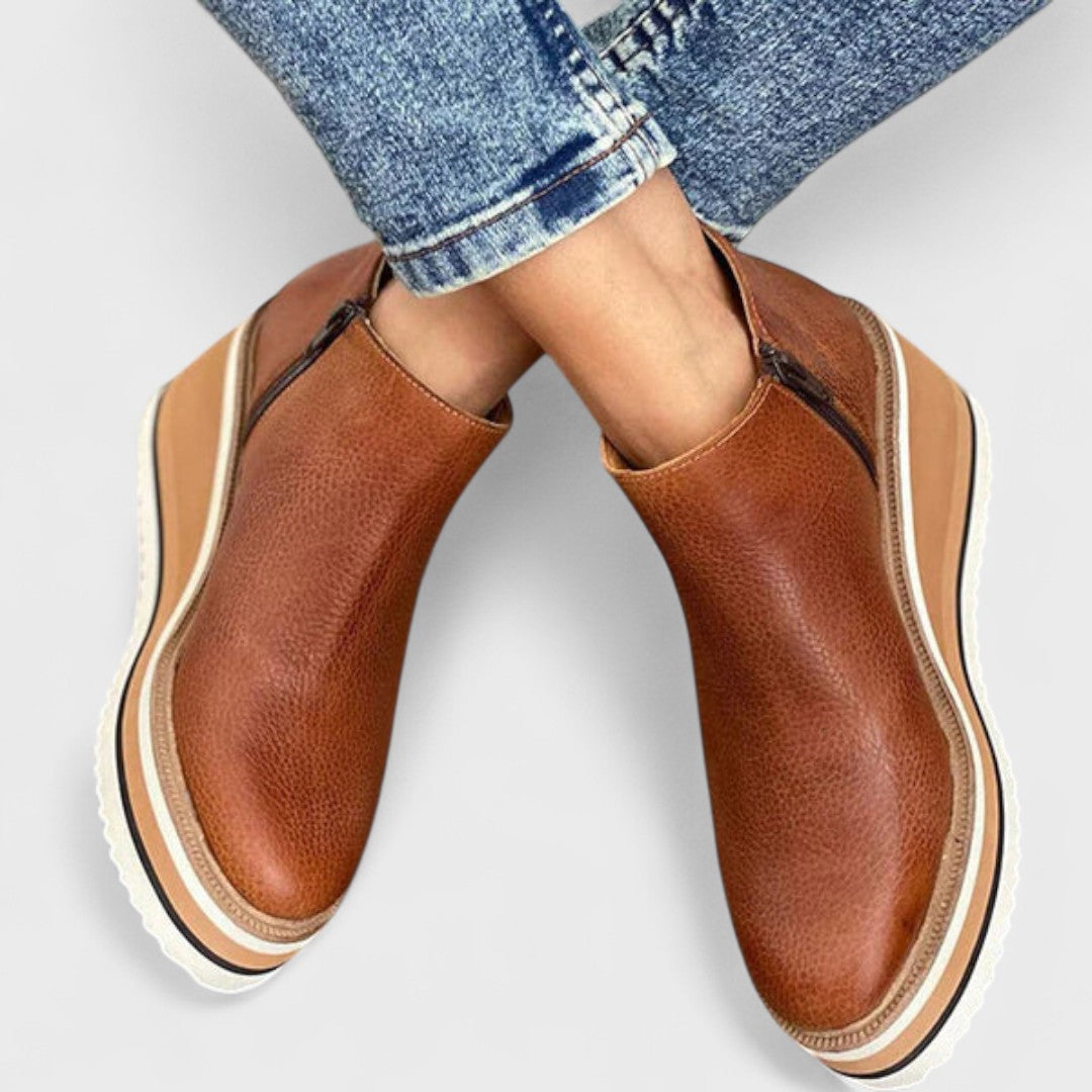 Women's Ankle Boots Platform Sole