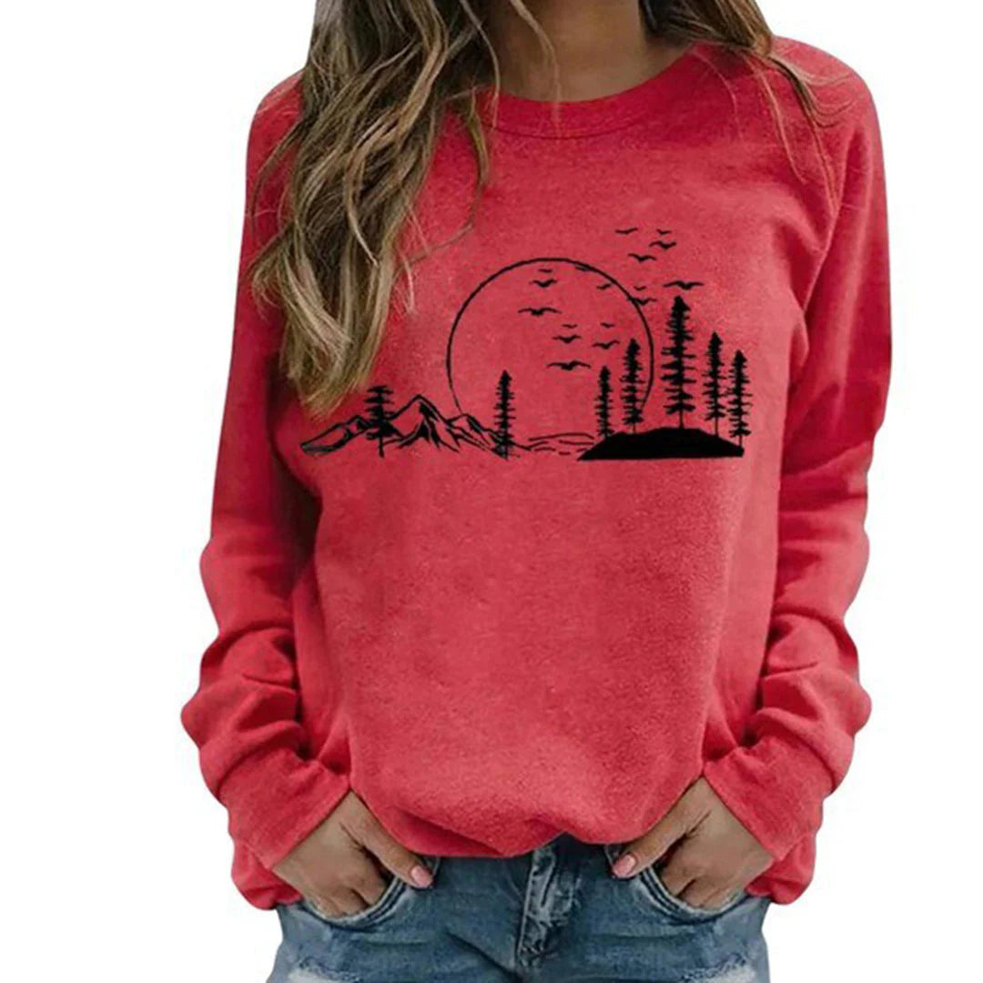 Women's Round Neck Sweater Comfortable