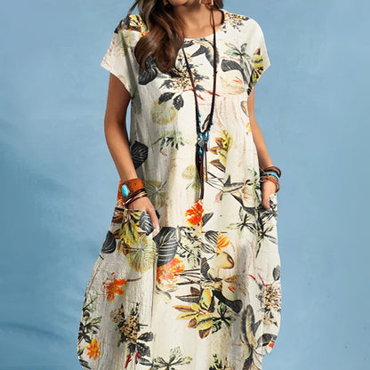 Women's Shift Dress Floral Print
