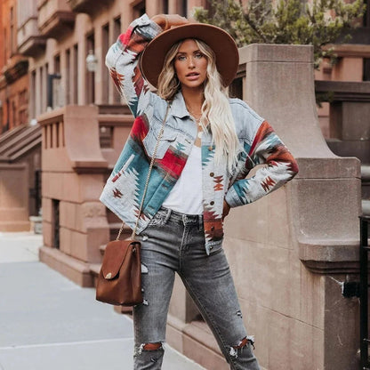 Women's Retro Denim Jacket