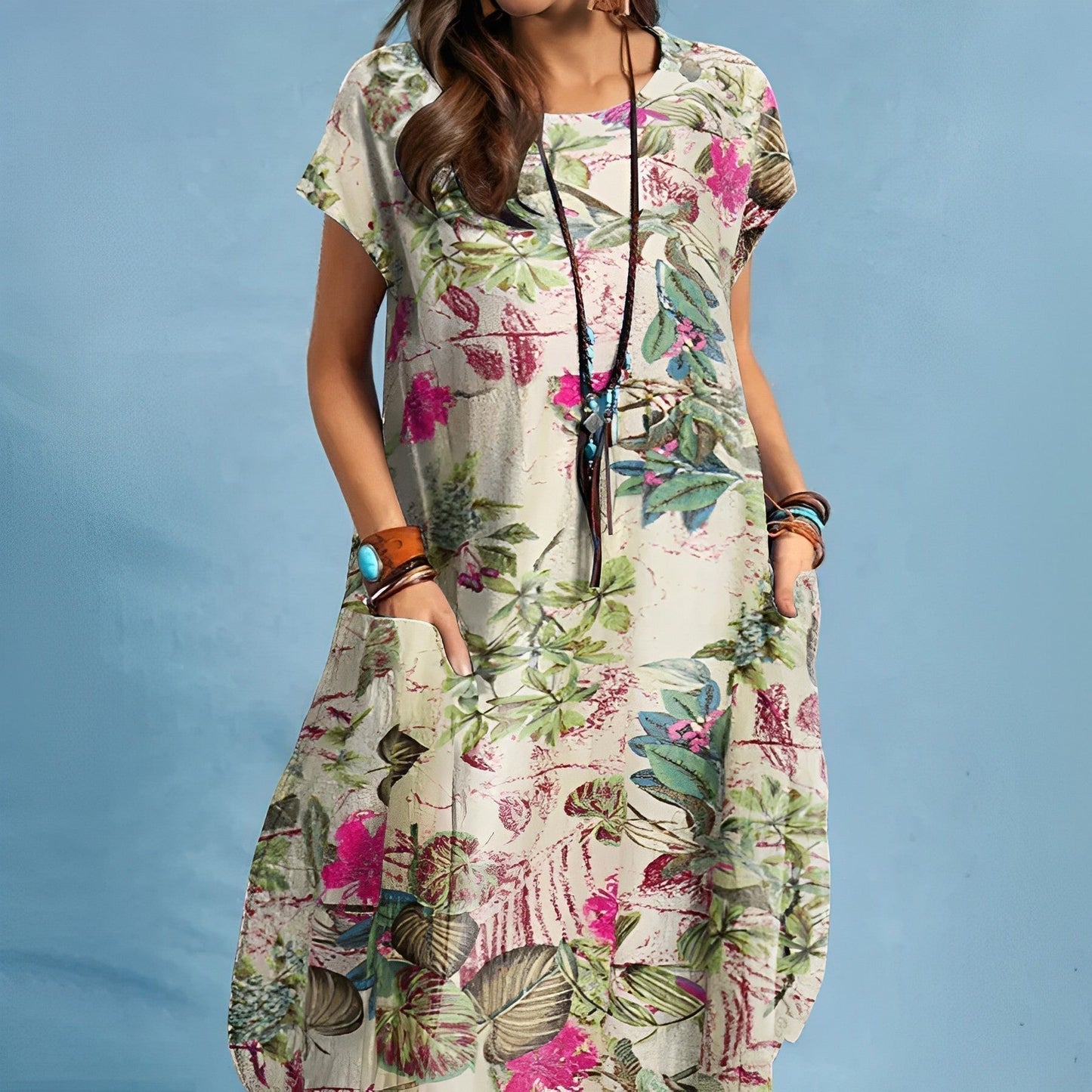 Women's Shift Dress Floral Print