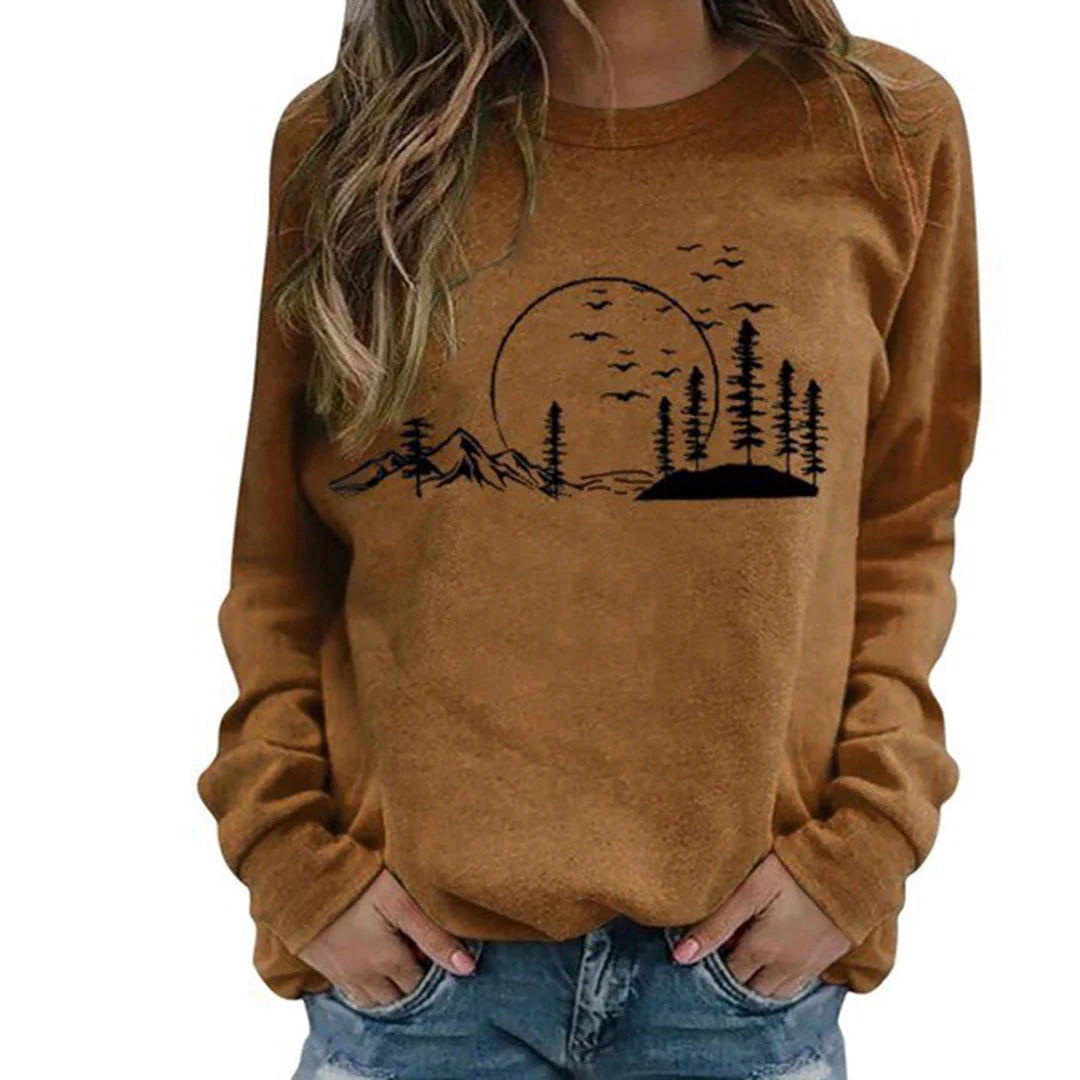 Women's Round Neck Sweater Comfortable