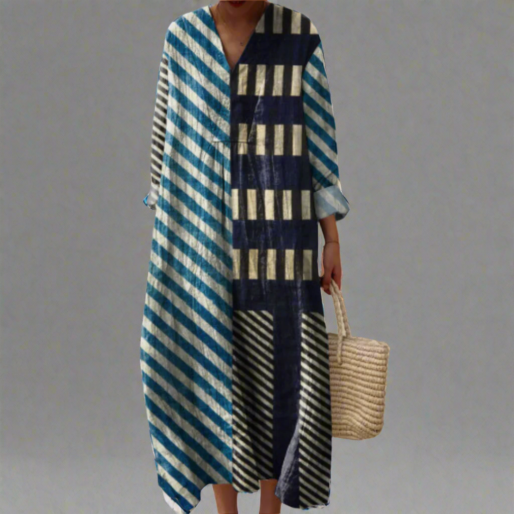 Stylish Chic Geometry Dress - VibreMode