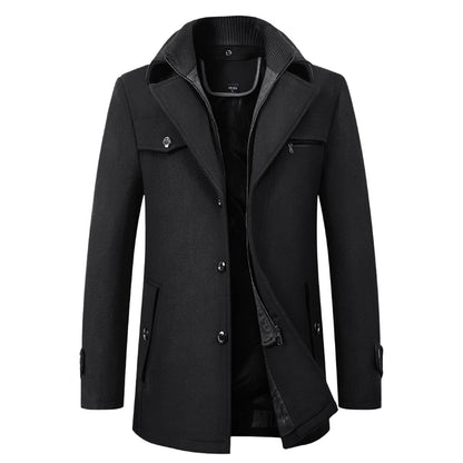 Elegant Double Collar Coat