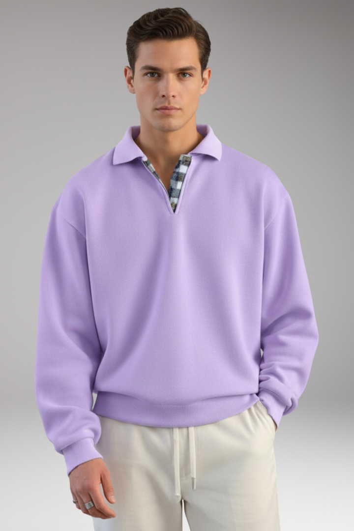 Men's V-Neck Long Sleeve Sweater