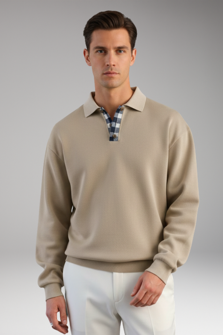 Men's V-Neck Long Sleeve Sweater