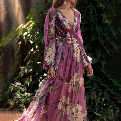 Beautiful Floral Summer Maxi Dress for Women