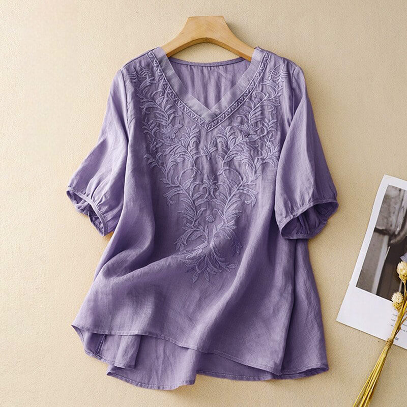 Fresh Floral Casual Button Shirt