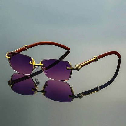 Classic Gold Retro Sunglasses