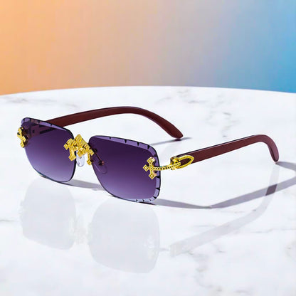 Trendy Frameless Vintage Sunglasses