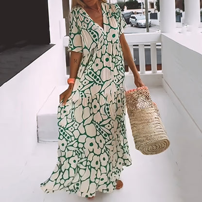 Trendy Floral Sundress - VibreMode