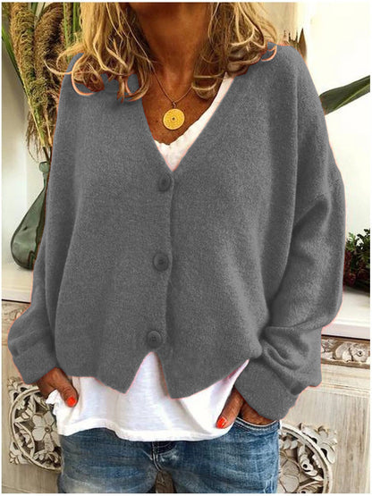 Cozy Women's Knit Sweater Cardigan
