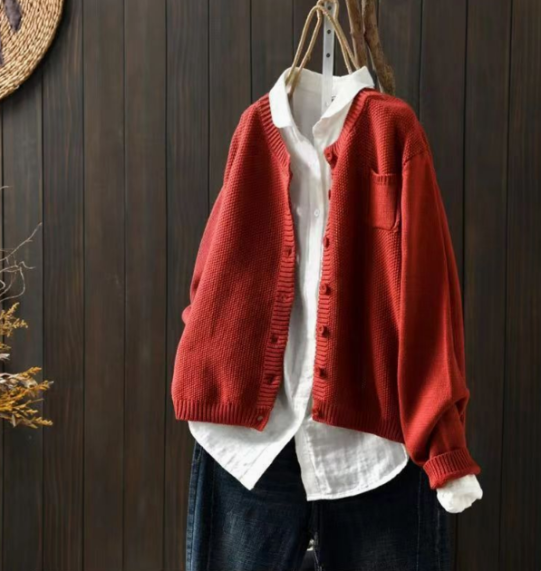 Cozy Oversized Open Cardigan - VibreMode