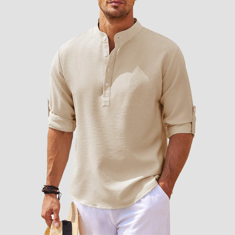 Raffaele Marini Sun Haven Henley Shirt Caliboot