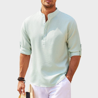 Raffaele Marini Sun Haven Henley Shirt Caliboot