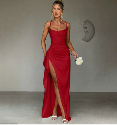 Women's Elegant Maxi Dress High Slit