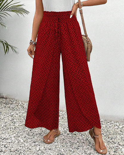 Vera Women's Relaxed Fit Wide Leg Trousers