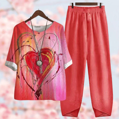 Women's Floral Two Piece Set