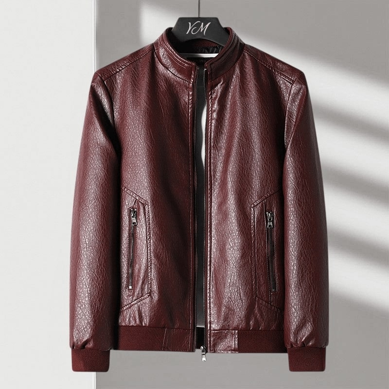 Premium Black Leather Biker Jacket