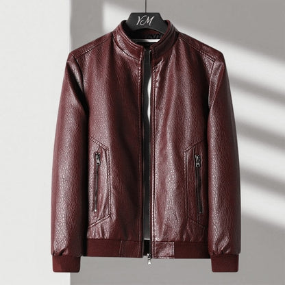 Premium Black Leather Biker Jacket