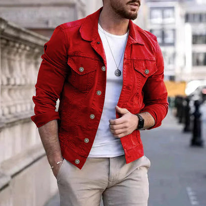 Men's Spring Jacket Lightweight Waterproof Navy